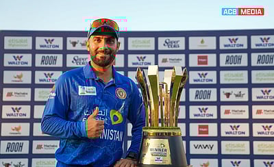 வங்கதேசத்துக்கு எதிரான தொடருக்கான பயிற்சியில் ஆப்கன் வீரர்கள்!