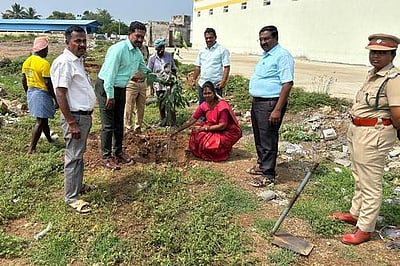 சங்கரன்கோவில் நகராட்சியில் 200 மரக்கன்றுகள் நடவு