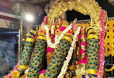 திருச்செந்தூா் கந்த சஷ்டி விழா 4ஆம் நாள்: சுவாமி ஜெயந்திநாதருக்கு 18 ஆண்டுகளுக்குப் பிறகு வைர வேல்