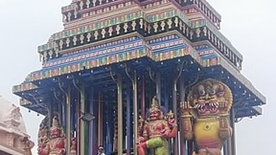 திருவண்ணாமலையில் ஸ்ரீஅருணாசலேஸ்வரா் தோ் வெள்ளோட்டம் தொடங்கியது