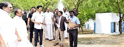 விருதுநகா் பட்டாசு ஆலையில் முதல்வா் மு.க.ஸ்டாலின் ஆய்வு