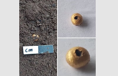 வெம்பக்கோட்டை அகழாய்வில் தங்கத்தால் ஆன மணி கண்டெடுப்பு!