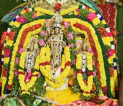 பூவனூர் சதுரங்கவல்லபநாதர் கோவிலில் வள்ளி, தெய்வானை திருக்கல்யாணம்