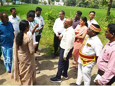 மின்னணு பயிா் சாகுபடி கணக்கெடுப்புப் பணி தொடக்கம்