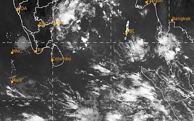 காற்றழுத்த தாழ்வுப் பகுதி உருவாவதில் தாமதம்! நவ. 15 வரை மஞ்சள் எச்சரிக்கை!