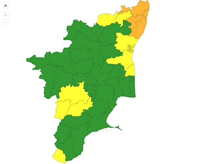 சென்னை, 13 மாவட்டங்களில் மாலை 4 வரை மழை பெய்யும்!