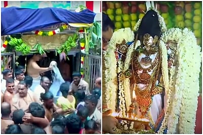 அழகா் கோவில் பெருமாளுக்கு தைலக்காப்பு உற்சவம்!