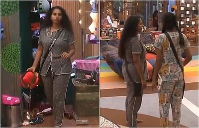 பிக் பாஸ் 8: அருணின் உடையைத் திருடி சிக்கிய ஆர்.ஜே. ஆனந்தி!