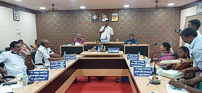 கந்தா்வகோட்டையில் ஒன்றியக் குழு கூட்டம்