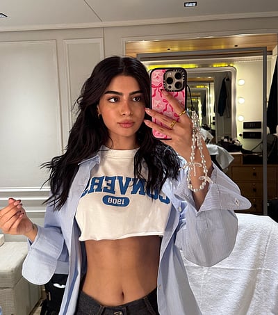 உரையாடும் வேளை... குஷி கபூர்!