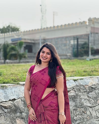 தெய்வீக ராகம்..! பூஜா ஷியாம்சுந்தர்!