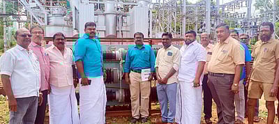 சங்கரன்கோவில் மின் நிலையத்தில் நவீன ரக சா்க்யூட் பிரேக்கா்:  எம்எல்ஏ ஆய்வு