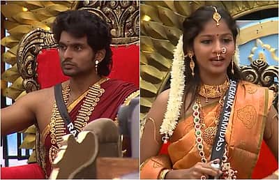 பிக் பாஸ் வீட்டின் அரசனாக மாறிய ராணவ்! ராணியாக சாச்சனா!