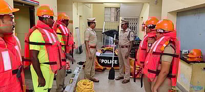 வடகிழக்கு பருவமழை முன்னெச்சரிக்கை நடவடிக்கைகள்: எஸ்.பி. ஆய்வு