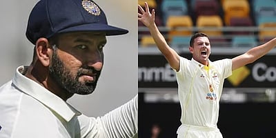 ஒரே தொடரில் 1,258 பந்துகள் விளையாடிய புஜாரா..! அணியில் இல்லாததால் மகிழ்ந்த ஆஸி. பந்துவீச்சாளர்! 