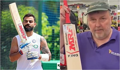 ஆஸ்திரேலியாவில் விற்பனையாகும் விராட் கோலியின் பேட்..! விலை ரூ.1.65 லட்சம்!