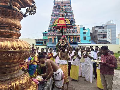ஆத்தூா் பெரிய மாரியம்மன் கோயிலில் கும்பாபிஷேக 4ஆம் ஆண்டு நிறைவு விழா