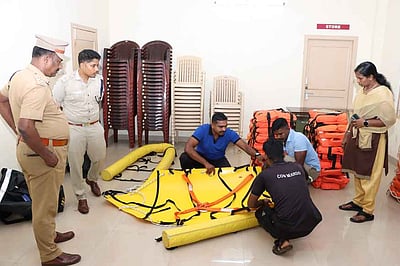 வடகிழக்கு பருவமழை முன்னேற்பாடுகளை எஸ்.பி. ஆய்வு