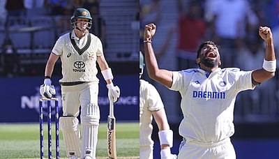 பும்ரா அசத்தல்: முதல்முறையாக கோல்டன் டக் அவுட்டான ஸ்டீவ் ஸ்மித்! 