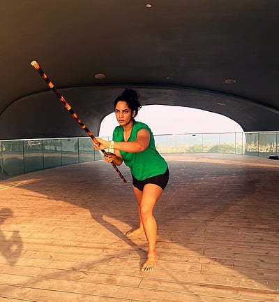 களறிப்பயற்று... ஸ்ரேயா ரெட்டி!