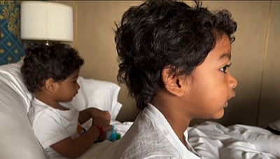 ‘அடடடா...’ பாடலைப் பாடும் நயன்தாரா மகன்கள்!