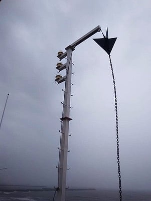 நாகை, காரைக்கால் துறைமுகங்களில் 3-ஆம் எண் புயல் எச்சரிக்கை கூண்டு