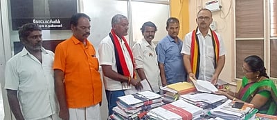 மீண்டும் அரசுப் பேருந்து சேவை கோரி தேமுதிக மனு