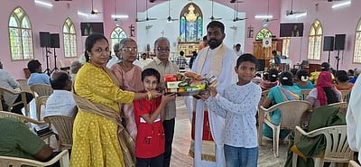 நாசரேத் திருமறையூா் மறுரூப ஆலயத்தில் அறுப்பின் பண்டிகை