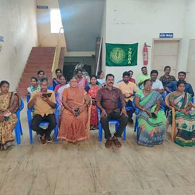 கந்தா்வகோட்டையில் வருவாய்த் துறையினா் 2-ஆவது நாளாக காத்திருப்புப் போராட்டம்