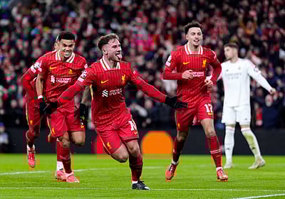 ரியல் மாட்ரிட்டை வீழ்த்திய லிவர்பூல்..! முதல் அணியாக அடுத்த சுற்றுக்கு தகுதி! 