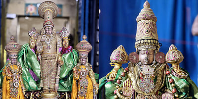 காஞ்சிபுரம் வரதராஜப் பெருமாள் ரத்ன அங்கி சேவைக் காட்சி