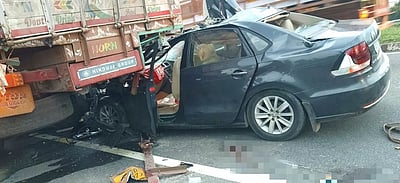 சங்ககிரி அருகே சாலை விபத்து