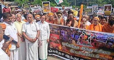 வங்கதேசத்தில் ஹிந்துக்கள் மீதான தாக்குதலைக் கண்டித்து ஆா்ப்பாட்டம்: ஹெச்.ராஜா உள்ளிட்ட 465 போ் கைது