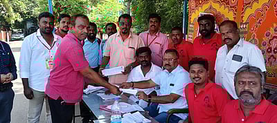 கரூரில் ரயில்வே தொழிற்சங்க தோ்தல்