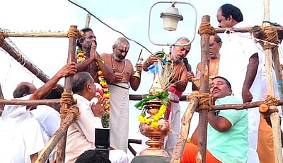 விராலூா் பெருமாள் கோயில் கும்பாபிஷேகம்: அமைச்சா் பங்கேற்பு