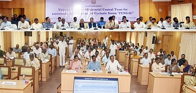 ஃபென்ஜால் புயல் பாதிப்பு:
விழுப்புரம் ஆட்சியரகத்தில் மதிப்பீட்டுக் கூட்டம்