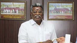 பயோமெட்ரிக் முறையில் இலவச அரிசி திட்டம்: புதுச்சேரி அமைச்சா் ராஜவேலு தொடக்கம்