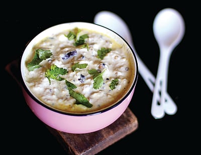 கத்தரிக்காய் தயிர் சட்னி