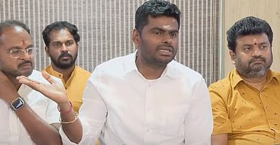 கட்சிக்கு தலைமை யார்? திருமாவிடம் அண்ணாமலை கேள்வி!