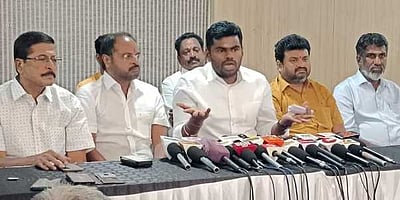 தமிழகத்தில் நீா் மேலாண்மைத் திட்டங்கள் தோல்வி:
பாஜக மாநிலத் தலைவா் கே.அண்ணாமலை