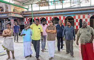 கைலாசநாதா் கோயில் திருப்பணிகள் 50 சதவீதம் நிறைவு: அதிகாரி