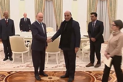 ரஷிய அதிபரை சந்தித்த பாதுகாப்புத் துறை அமைச்சர்! 