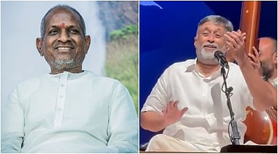 வேற மாதிரி! சஞ்சய் சுப்ரமணியனை பாராட்டிய இளையராஜா!