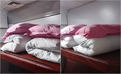 ரயிலில் துணி உறையுடன் கம்பளிப் போர்வை! 