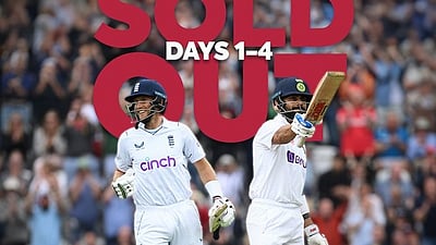 பர்மிங்காம் டெஸ்ட்: 200 நாள்களுக்கு முன் விற்றுத்தீர்ந்த டிக்கெட்டுகள்! 