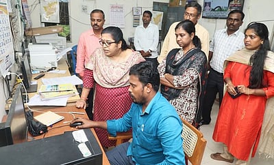 புதுகையில் பருவமழை முன்னேற்பாடுகள் ஆய்வு