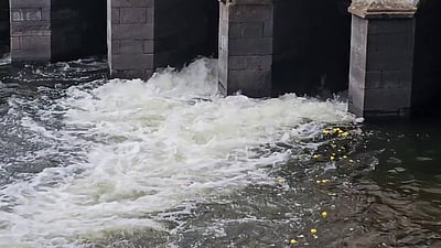 தடப்பள்ளி, அரக்கன்கோட்டை பாசன வாய்க்கால்களில் தண்ணீா் திறப்பு