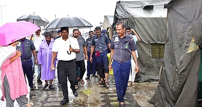 ஜாம்போரி விழா ஏற்பாடுகள் மாவட்ட ஆட்சியா் ஆய்வு