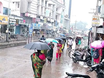 கும்பகோணம், திருவிடைமருதூரில் பலத்த மழை