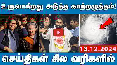 அல்லு அர்ஜூன் ஜாமீனில் விடுதலை! | செய்திகள்: சில வரிகளில் | 13.12.24